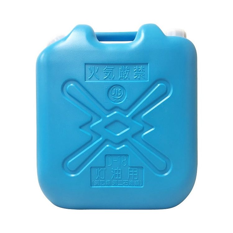 灯油缶 青 18L ポリタンク(代引不可)