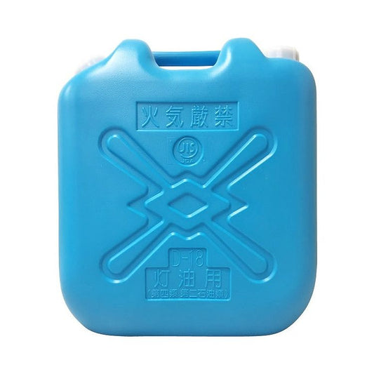 灯油缶 青 18L ポリタンク(代引不可)