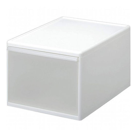 吉川国工業所 Like-it 組み合わせて使える収納ケース ワイドL / 幅34×奥行46.5×高さ28cm ホワイト MOS-06(代引不可)