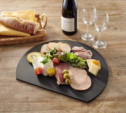 アイメディア 食洗機対応 丸いまな板 大 ブラック まないた カッティングボード 丸型(代引不可)