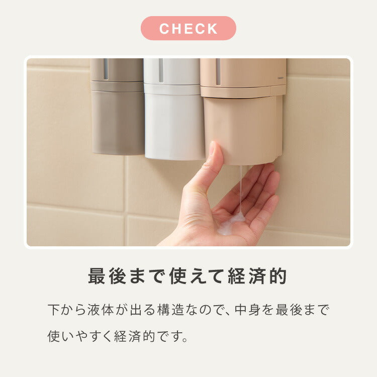 70周年記念 ディスペンサー マグネット 下から出てくるディスペンサー ディックブルーナ 500ml Miffyブルーナ 液体 ソープディスペンサー 磁石 詰め替えボトル 壁面 ミッフィー 詰め替え プッシュ