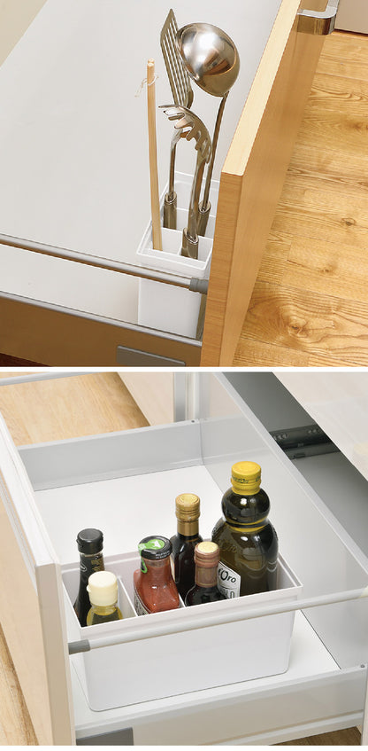 【ツールスタンド6点セット】 リッチェル トトノ (totono) 引き出し用 調味料収納ボックスR 2点 キッチンツールスタンドR 4点(代引不可)