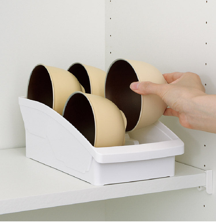 【棚置きデッシュスタンド6点セット ホワイト】 リッチェル トトノ (totono) 棚置き用 ディッシュスタンド ミニ 1点 レギュラー 2点 ワイド 2点 お椀スタンド 1点(代引不可)