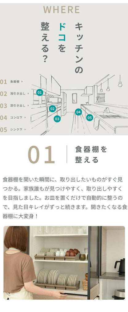 【棚置きデッシュスタンド6点セット ブラウン】 リッチェル トトノ (totono) 棚置き用 ディッシュスタンド ミニ 1点 レギュラー 2点 ワイド 2点 お椀スタンド 1点(代引不可)