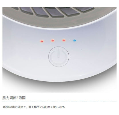 コンパクト サーキュレーター スイング KSFN-004W 小型 静か 首振り 卓上 省エネ シンプル パワフル 卓上扇風機 静音 送風機