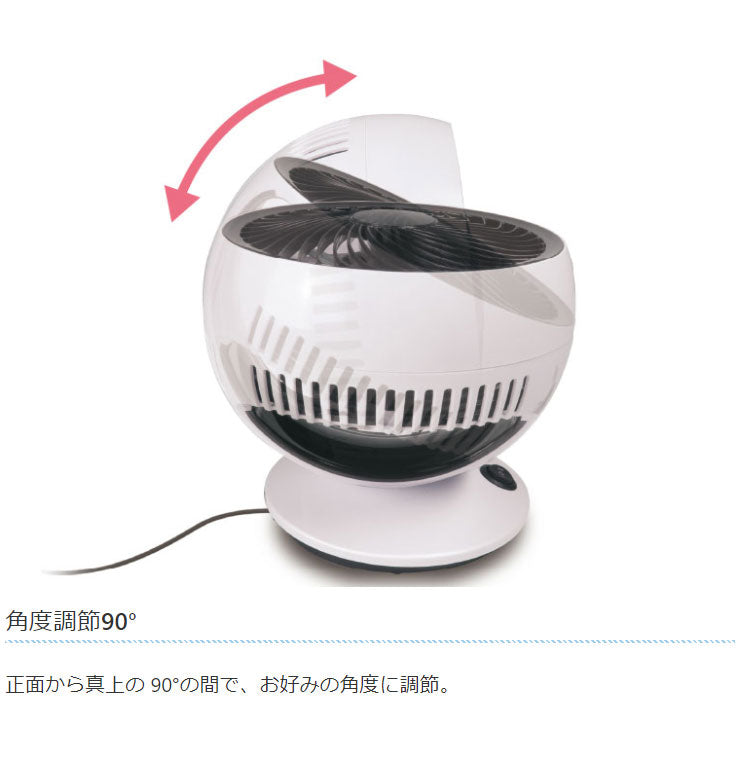 コンパクト サーキュレーター USB給電 小型 風力調節 2段階 静か 省エネ シンプル パワフル 卓上扇風機 静音 風量 おしゃれ