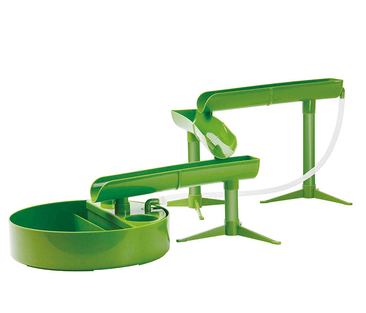 竹丸 本格 流しそうめん 立体 スライダー 組み立て式 家庭用 電池式 流しそうめん器 全長1m 電動 流し素麺 卓上