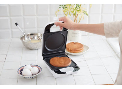 マルチサンドメーカー シングル 3in1 ホットサンド パンケーキ ワッフル 洗える 耳まで焼ける ホットサンドメーカー プレート3種 フッ素樹脂加工 調理器具 コンパクト キッチン KDHS-011W D-STYLIST