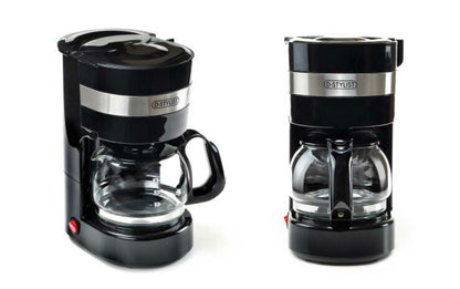 ドリップコーヒーメーカー 約650ml メッシュフィルター 保温機能 自動OFF機能 珈琲 コンパクト CF-02 KDCF-002B 簡単