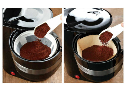 ドリップコーヒーメーカー 約650ml メッシュフィルター 保温機能 自動OFF機能 珈琲 コンパクト CF-02 KDCF-002B 簡単