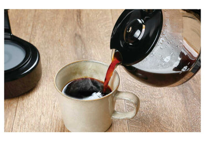 ドリップコーヒーメーカー 約650ml メッシュフィルター 保温機能 自動OFF機能 珈琲 コンパクト CF-02 KDCF-002B 簡単