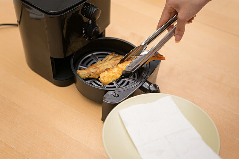 揚げ直し名人 ノンオイルフライヤー ヘルシー ノンオイル 熱風調理 熱風フライヤー 電気フライヤー 簡単揚げ直し ノンフライヤー