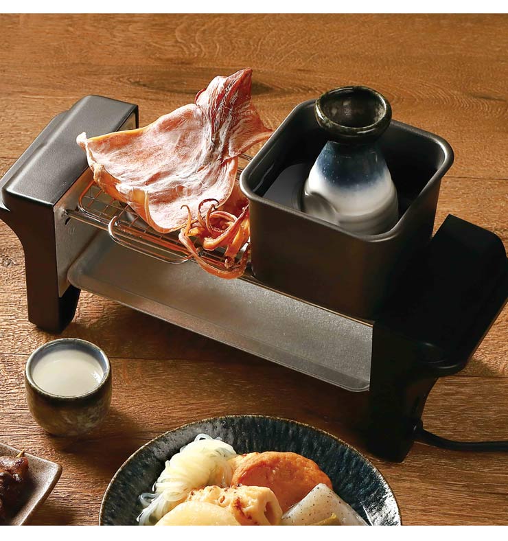 せんべろメーカー 焼き鳥 おでん 熱燗 炙り 網付き コンパクト ホームパーティー 晩酌 家飲み KDGC-005B 自宅 卓上調理