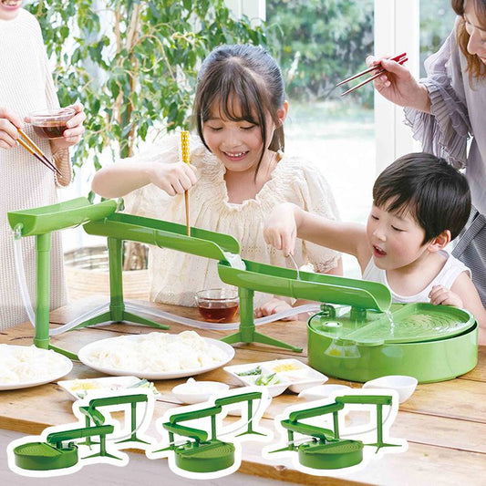 流しそうめん器 TAKEZARU 流しそうめん機 卓上 全長1m 電動 そうめん KDSM-005G