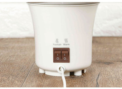 食材用トレイ付き マルチファウンテン チョコファウンテン チーズフォンデュ 保温 回転 丸洗い 食材用トレイ付き