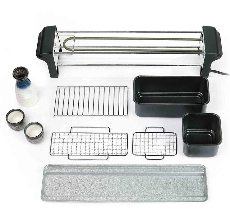 にせんべろメーカー 焼き鳥 おでん 熱燗 炙り 網付き コンパクト ホームパーティー 晩酌 家飲み 卓上 KDGC-014B