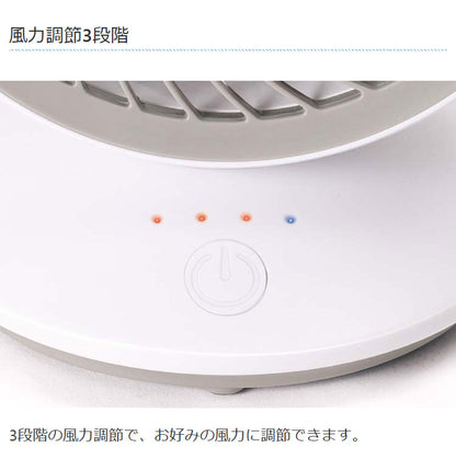 ライソン LYTHON スイングコンパクトエアーサーキュレーター 小型 左右自動首振り 軽量 送風 空気循環 部屋干し 換気 クローゼット 浴室 脱衣所 フック USB給電 ガード取り外し KSFN-027A