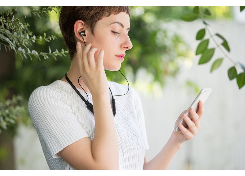 Bluetooth イヤホン 2WAYステレオイヤホン マイク内蔵 マグネット式 有線接続可 高音質 ハンズフリー EP-06