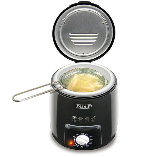 おひとりフライヤー 0.6L 卓上 コンパクト 家庭用 一人暮らし 揚げ物 天ぷら 串揚げ 揚げ器 フライヤー 電器フライヤ? 電気揚げ物機 卓上調理器 電気調理器 天ぷら鍋 KDFY-06AB