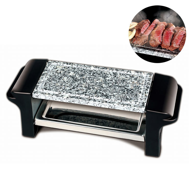 石焼肉グリル 焼肉プレート コンロ プレート 遠赤外線効果 焼き石プレート採用 減煙 一人用 コンパクト お手入れ簡単 ヘルシー スモークレス 一人焼肉 ホットプレート 焼肉グリル グリル KDGC-003B