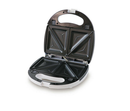 着脱式 サンドメーカー 2in1 ホットサンド ワッフル 両面焼き 2枚焼き 洗える 家庭用 お菓子 プレスサンドメーカー プレート2種 調理器具 キッチン コンパクト 朝食 スイーツ KDHS-004W D-STYLIST