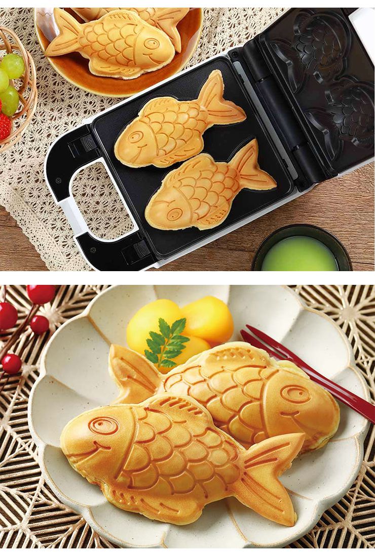 着脱式 たい焼きメーカー 洗える たい焼き 鯛焼き お菓子作り ホームパーティー 簡単 クックトイ コンパクト KDHS-013W