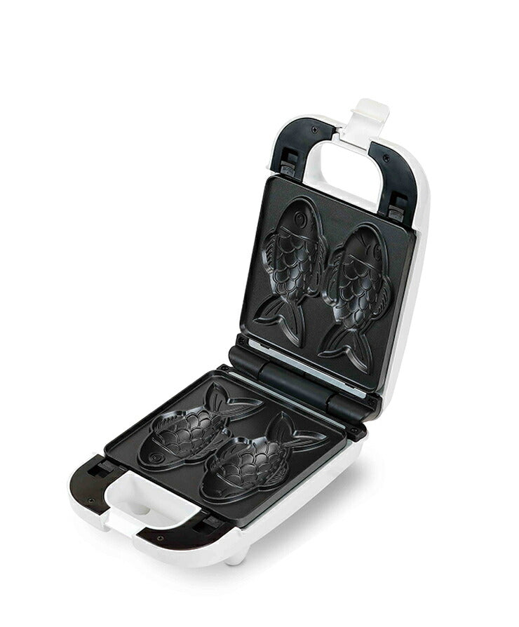 着脱式 たい焼きメーカー 洗える たい焼き 鯛焼き お菓子作り ホームパーティー 簡単 クックトイ コンパクト KDHS-013W