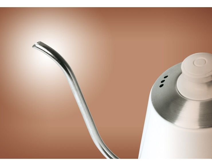 D-STYLIST 電気カフェケトル 1L 保温 温度設定 細口 ステンレス ドリップケトル 電気ポット 湯沸し器 電気ケトル KDKE-10