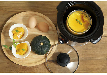 スロークッカー 1.5L KDPC-15AV 電気調理鍋 電気鍋 電気グリル鍋 電気調理器 1人~2人用 一人用 卓上 家庭用 煮込み鍋 一人暮らし