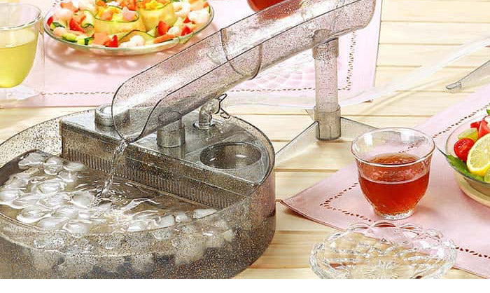 流しそうめん MILKY WAY 流しそうめん器 全長1m 電池式 自動組み上げ 卓上 ウォータースライダー KDSM-008S 夏 アウトドア パーティー