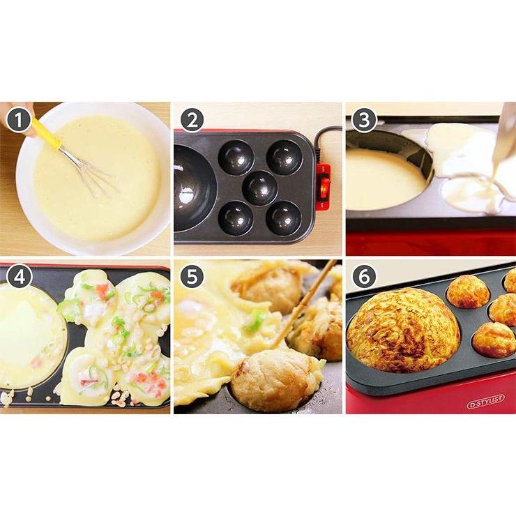 ギガたこ焼き器 電気たこ焼き器 たこ焼きプレート ホットプレート ビッグサイズ プレート 家庭用 ホームパーティー KDTK-001R