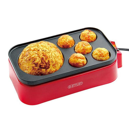 ギガたこ焼き器 電気たこ焼き器 たこ焼きプレート ホットプレート ビッグサイズ プレート 家庭用 ホームパーティー KDTK-001R