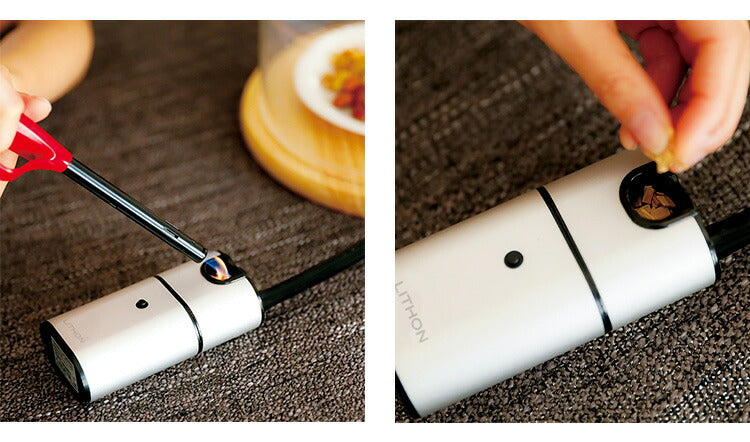 燻製器 メタルスモーカー スモークチップ3種付き 燻製 家庭用 サクラ クルミ ヒッコリー 乾電池式 おつまみ キャンプ アウトドア 料理 ホームパーティー BBQ 薫製 燻製機 スモークマシン スモーカー KDZ-015V