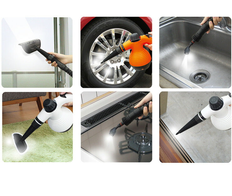 SMART-STYLE スチームクリーナー 高温スチーム 洗浄 除菌 家庭用 水あか 油汚れ 掃除 蒸気 ハンディ