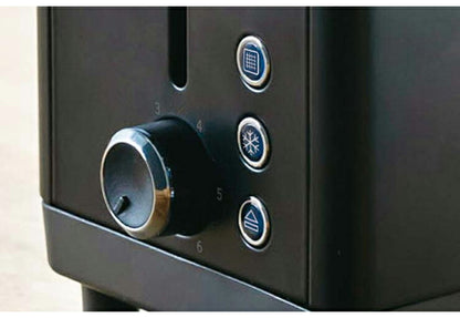 秒速トースター 焼き目調節機能付き パン トースター ポップアップトースター KLTS-001B ライソン パンくずトレイ コンパクト