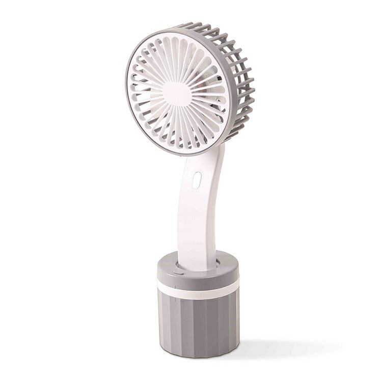 ハンディファン 首振り台座付き ハンディ 扇風機 USB ポータブル 携帯 ミニ扇風機 ポータブルファン 卓上 熱中症対策 KSFN-008A