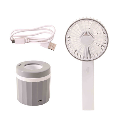 ハンディファン 首振り台座付き ハンディ 扇風機 USB ポータブル 携帯 ミニ扇風機 ポータブルファン 卓上 熱中症対策 KSFN-008A