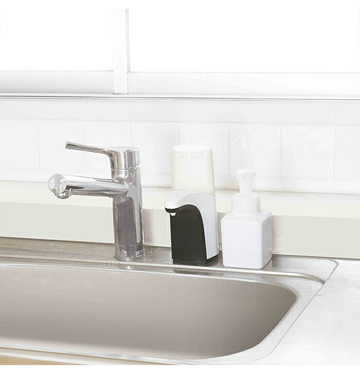 オートミスト ディスペンサー 本体容量280ml 自動感知 ミストタイプ 電池式 感染予防 感知センサー アルコール入れ KSZ-004W