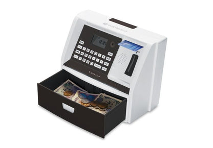 貯金箱 500円玉 お札 ATM しゃべるATM型貯金箱 お札 硬貨 お金 景品 雑貨 おこづかい おもちゃ クリスマス 誕生日 プレゼント