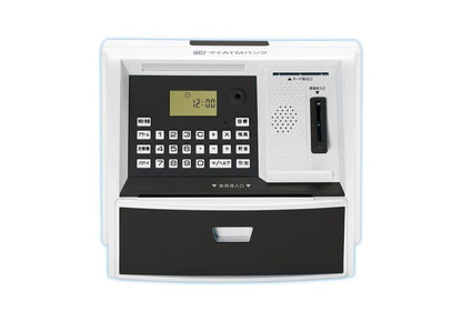 貯金箱 500円玉 お札 ATM しゃべるATM型貯金箱 お札 硬貨 お金 景品 雑貨 おこづかい おもちゃ クリスマス 誕生日 プレゼント