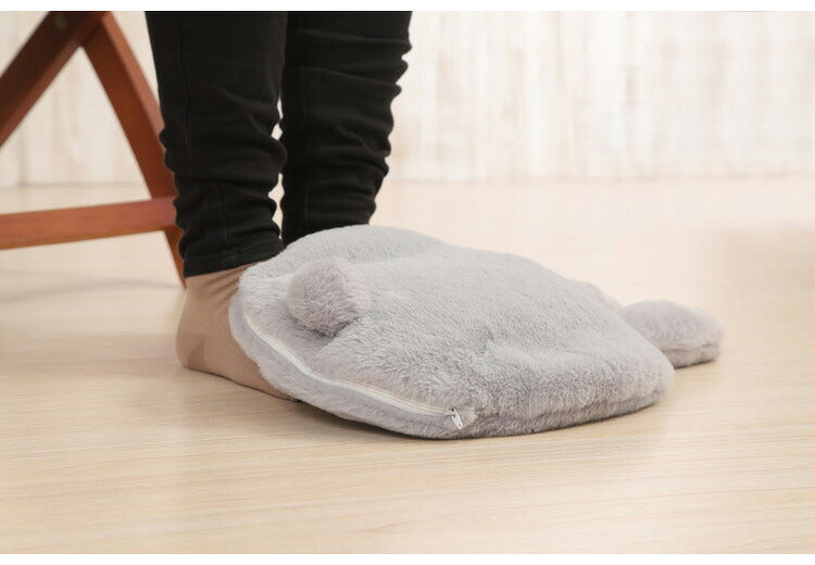 蓄熱式アニマル湯たんぽ mofca モフカ 湯たんぽ 蓄熱式 電気湯たんぽ アニマル 動物 暖房器具 クワッズ QUADS サーモスタット 冷え性 節電 コードレス お湯交換不要 乾燥 繰り返し使える QS331