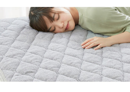 オーガニックコットン100% 洗えるベッド用品 3点セット セミシングル 天然綿100％ 洗替 セミシングル ベッドパット1枚 ボックスシーツ2枚 ボックスシーツ マットレスカバー カバー 丸洗い 通年 快適 おしゃれ 寝具セット