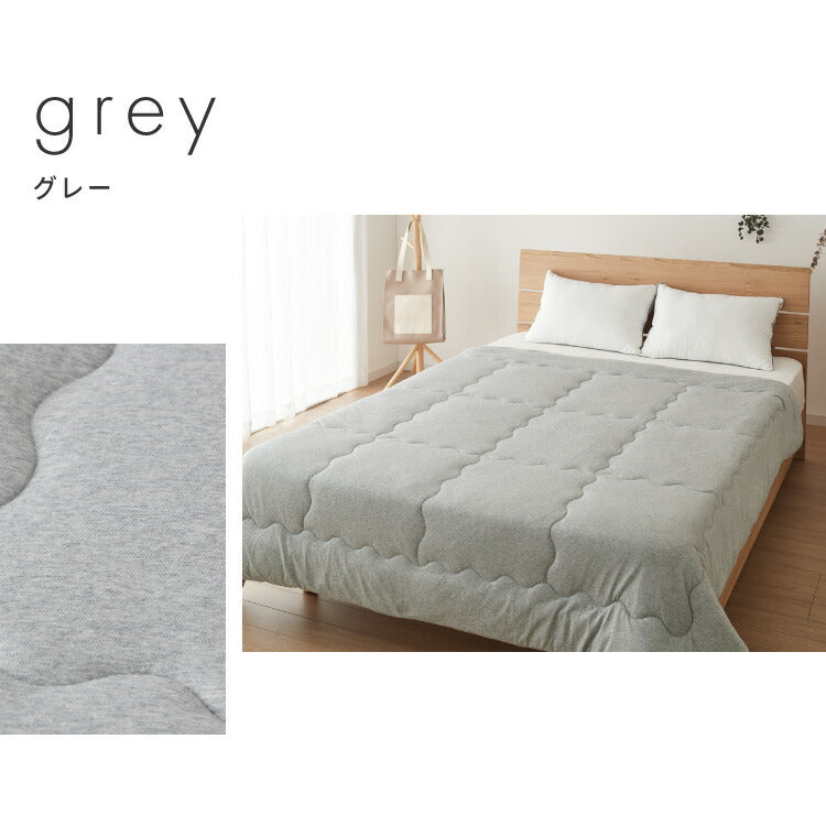 with core コアヤーン 肌掛け布団 シングル 綿 吸水速乾 洗える エコ 再生ポリエステル