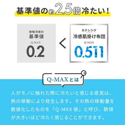 カクシング 革新的冷感 敷きパッド セミダブル 洗える 接触冷感 Q-MAX0.511 窒化ホウ素配合 冷感持続 ひんやり 冷たい ベッドパッド 夏用【送料無料】