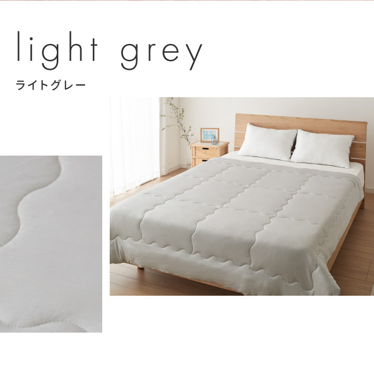 with core コアヤーン 冷感肌掛け布団 ダブル 180×190cm 接触冷感 Q-MAX0.46 吸水速乾 洗える ナイロン ポリエチレン コアヤーン繊維 掛布団 掛け布団 肌布団 ウィズコア【送料無料】