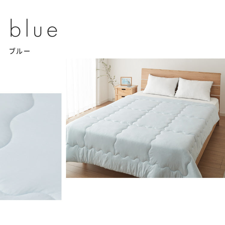 with core コアヤーン 冷感肌掛け布団 ダブル 180×190cm 接触冷感 Q-MAX0.46 吸水速乾 洗える ナイロン ポリエチレン コアヤーン繊維 掛布団 掛け布団 肌布団 ウィズコア【送料無料】