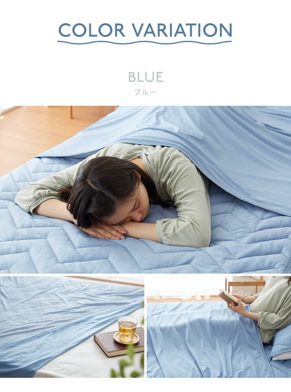 ブランケット リバーシブル 140×190cm シングル 接触冷感 制菌 洗える 抗菌 防臭 防ダニ 防カビ オールシーズン ひんやり 涼感 涼しい ひんやりケット ひざ掛け 膝掛け タオルケット クールケット 冷感寝具 涼感寝具