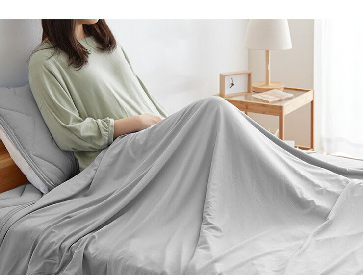 ブランケット リバーシブル 140×190cm シングル 接触冷感 制菌 洗える 抗菌 防臭 防ダニ 防カビ オールシーズン ひんやり 涼感 涼しい ひんやりケット ひざ掛け 膝掛け タオルケット クールケット 冷感寝具 涼感寝具