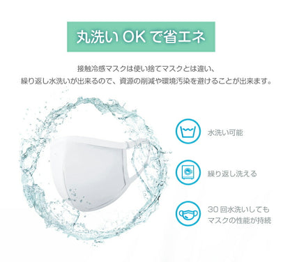 冷感マスク 布 3枚入りセット 夏用 涼しい 洗える アイス 接触冷感 夏用マスク 長さ調整可能 メッシュ 子供 大人 男女兼用 繰り返し 風邪対策 感染症対策 飛沫防止 花粉症 ハウスダスト 対策 予防 (代引不可)【メール便配送】