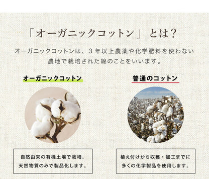 ベッドパッド ボックスシーツ 敷きパッド パッド一体型 綿100% オーガニックコットン シングル S 洗える カバー 100×200